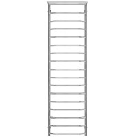 Wasserbeheizter Handtuchhalter Trapezoid with shelf P17 500х1800 Deffi edelstahl (Chrom, Anschluss unten)