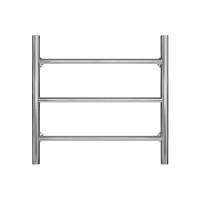 Water heated towel rail Orion P3 500х500 Deffi stainless steel (Chrome, Side right connection)
