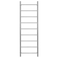 Water heated towel rail Orion P9 500х1600 Deffi stainless steel (Chrome, Side right connection)