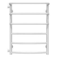 Towel dryer water Kaskad Duga P6 500х700 Deffi edelstahl (Weiss, Seitlicher linker Anschluss)