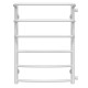 Towel dryer water Kaskad Duga P6 500х700 Deffi edelstahl (Weiss, Seitlicher rechter Anschluss)