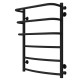 Buy towel dryer water Kaskad Douga P6 500х700 Deffi stainless steel (Black, Side right connection)