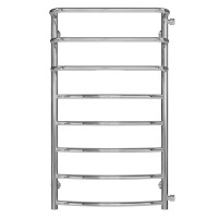 Towel dryer water Kaskad Duga P8 500х900 Deffi edelstahl (Chrom, Seitlicher rechter Anschluss)