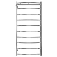 Water heated towel rail Classic N P10 500х1100 Deffi stainless steel (Chrome, Bottom connection)