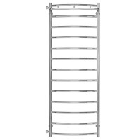 Water heated towel rail Classic N P13 500х1400 Deffi stainless steel (Chrome, Side left connection)