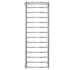 Water heated towel rail Classic N P14 500х1500 Deffi stainless steel (Chrome, Side left connection)