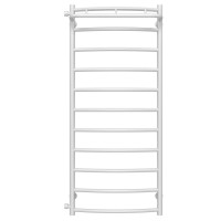 Water heated towel rail Classic N P11 500х1200 Deffi stainless steel (White, Side left connection)