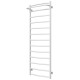 Buy water heated towel rail Classic N P13 500х1400 Deffi stainless steel (White, Bottom connection)