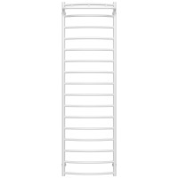 Water heated towel rail Classic N P16 500х1700 Deffi stainless steel (White, Bottom connection)
