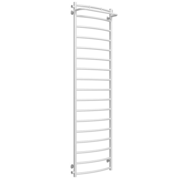 Buy water heated towel rail Classic N P17 500х1800 Deffi stainless steel (White, Side left connection)