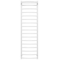Water heated towel rail Classic N P17 500х1800 Deffi stainless steel (White, Bottom connection)