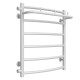 Buy water heated towel rail Classic N P6 500х600 Deffi stainless steel (White, Side left connection)
