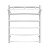 Water heated towel rail Classic N P6 500х600 Deffi stainless steel (White, Bottom connection)