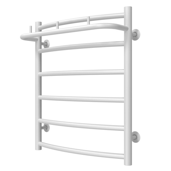 Buy water heated towel rail Classic N P6 500х600 Deffi stainless steel (White, Bottom connection)
