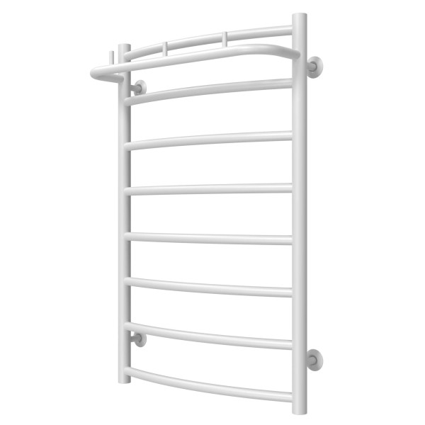 Buy water heated towel rail Classic N P8 500х800 Deffi stainless steel (White, Bottom connection)