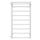 Buy water heated towel rail Classic N P8 500х1000 Deffi stainless steel (White, Side left connection)