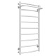 Buy water heated towel rail Classic N P8 500х1000 Deffi stainless steel (White, Side left connection)