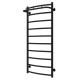 Buy water heated towel rail Classic N P10 500х1100 Deffi stainless steel (Black, Bottom connection)