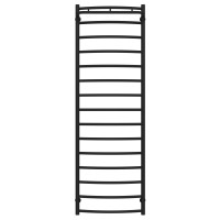 Water heated towel rail Classic N P15 500х1600 Deffi stainless steel (Black, Bottom connection)