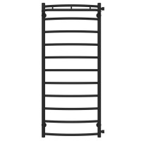 Water heated towel rail Classic N P11 500х1200 Deffi stainless steel (Black, Side right connection)