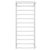 Water heated towel rail Classic N P12 500х1300 Deffi stainless steel (White, Side right connection)