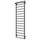 Buy water heated towel rail Classic N P16 500х1700 Deffi stainless steel (Black, Side right connection)
