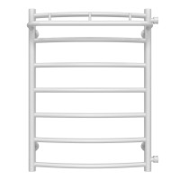 Water heated towel rail Classic N P7 500х700 Deffi stainless steel (White, Side right connection)