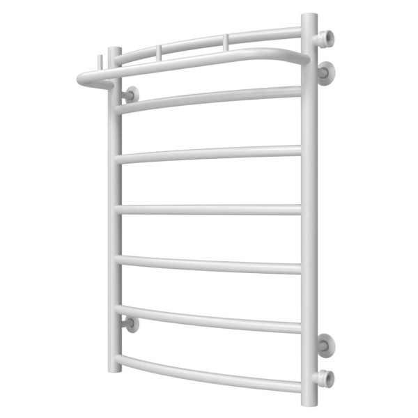 Buy water heated towel rail Classic N P7 500х700 Deffi stainless steel (White, Side right connection)