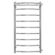 Buy water heated towel rail Classic N P8 500х1000 Deffi stainless steel (Chrome, Side right connection)