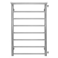Water heated towel rail Terma P8 500х800 Deffi stainless steel (Chrome, Side right connection)
