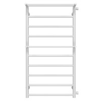 Water heated towel rail Terma Plus P10 500х1000 Deffi stainless steel (White, Side right connection)