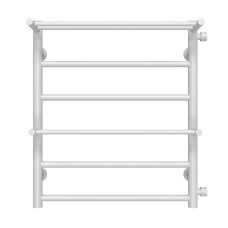 Water heated towel rail Terma Plus P6 500х600 Deffi stainless steel (White, Side right connection)
