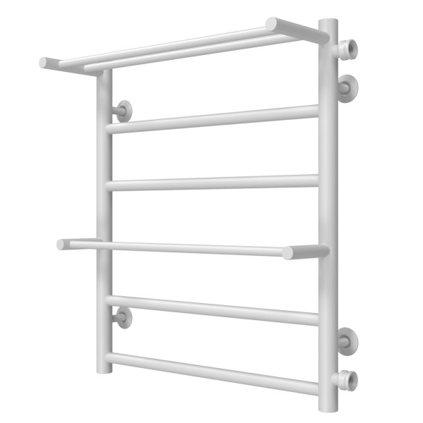Buy a water heated towel rail Terma Plus P6 500х600 Deffi stainless steel (White, Side right connection)