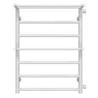 Water heated towel rail Terma Plus P7 500х700 Deffi stainless steel (White, Side right connection)