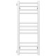 Buy water heated towel rail Lima P12 300х800 Deffi stainless steel (White, Side left connection)