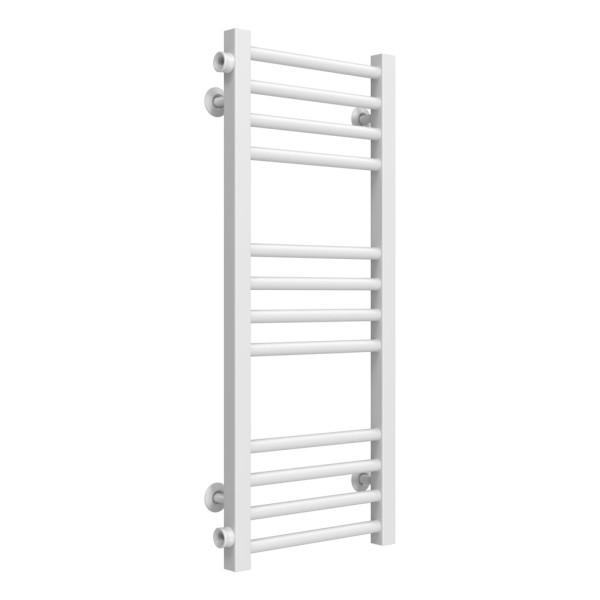 Buy water heated towel rail Lima P12 300х800 Deffi stainless steel (White, Side left connection)
