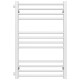 Buy water heated towel rail Lima P12 600х800 Deffi stainless steel (White, Side left connection)