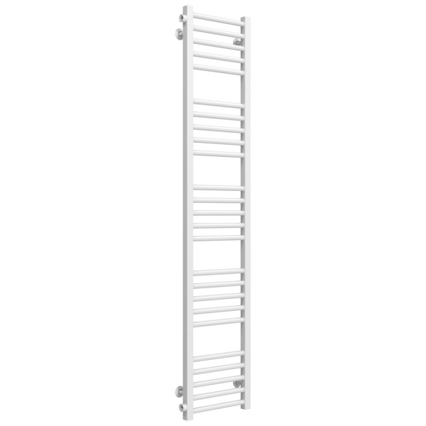 Buy water heated towel rail Lima P25 300х1600 Deffi stainless steel (White, Side left connection)