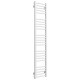 Buy water heated towel rail Lima P25 300х1600 Deffi stainless steel (White, Side left connection)