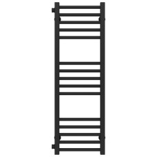 Water heated towel rail Lima P15 300х1000 Deffi stainless steel (Black, Side left connection)
