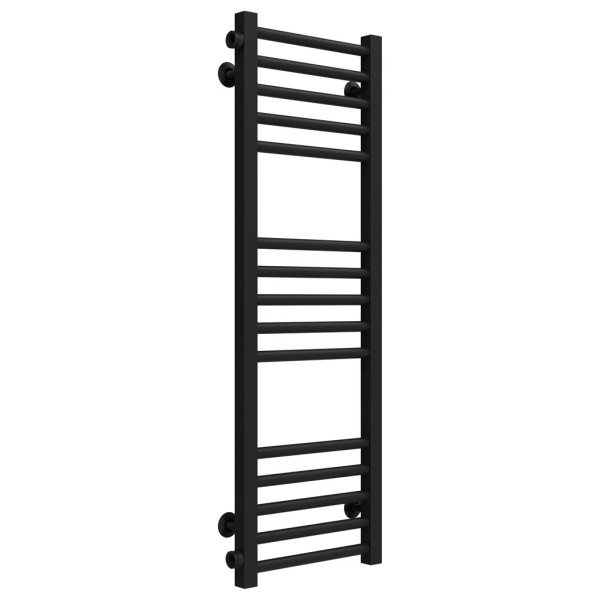 Buy water heated towel rail Lima P15 400х1000 Deffi stainless steel (Black, Side left connection)