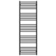 Buy water heated towel rail Lima P25 500х1600 Deffi stainless steel (Black, Bottom connection)