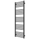 Buy water heated towel rail Lima P25 500х1600 Deffi stainless steel (Black, Bottom connection)