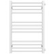 Buy water heated towel rail Lima P12 600х800 Deffi stainless steel (White, Side right connection)