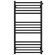 Buy water heated towel rail Lima P15 500х1000 Deffi stainless steel (Black, Side right connection)
