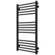 Buy water heated towel rail Lima P15 500х1000 Deffi stainless steel (Black, Side right connection)