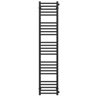 Water heated towel rail Lima P25 400х1600 Deffi stainless steel (Black, Side right connection)
