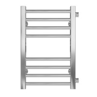 Water heated towel rail Lima P8 400х500 Deffi stainless steel (Chrome, Side right connection)