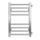 Buy water heated towel rail Lima P8 400х500 Deffi stainless steel (Chrome, Side right connection)
