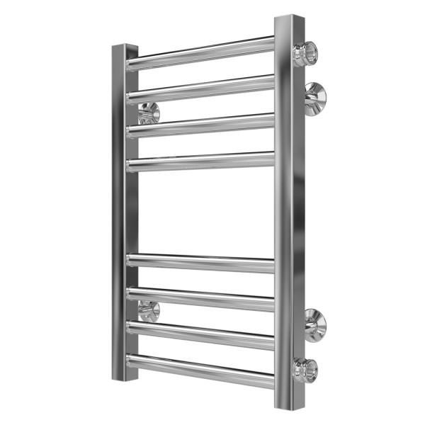 Buy water heated towel rail Lima P8 400х500 Deffi stainless steel (Chrome, Side right connection)